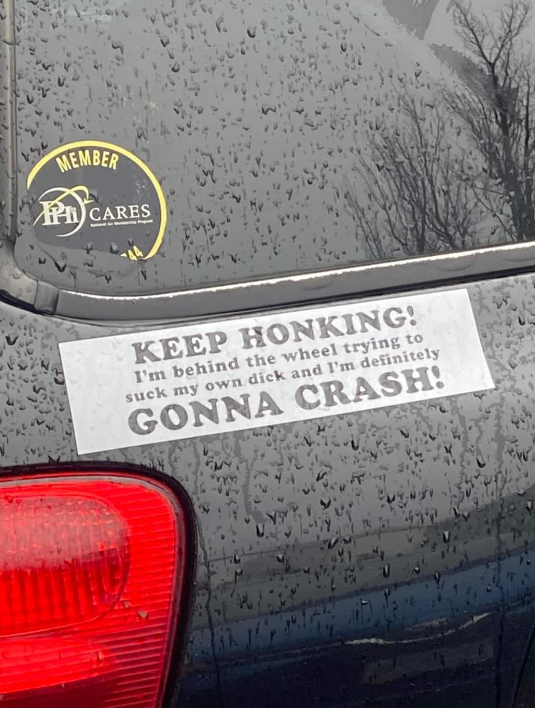 volkswagen - Member Cares Keep Honking! I'm behind the wheel trying to suck my own dick and I'm definitely Gonna Crash!